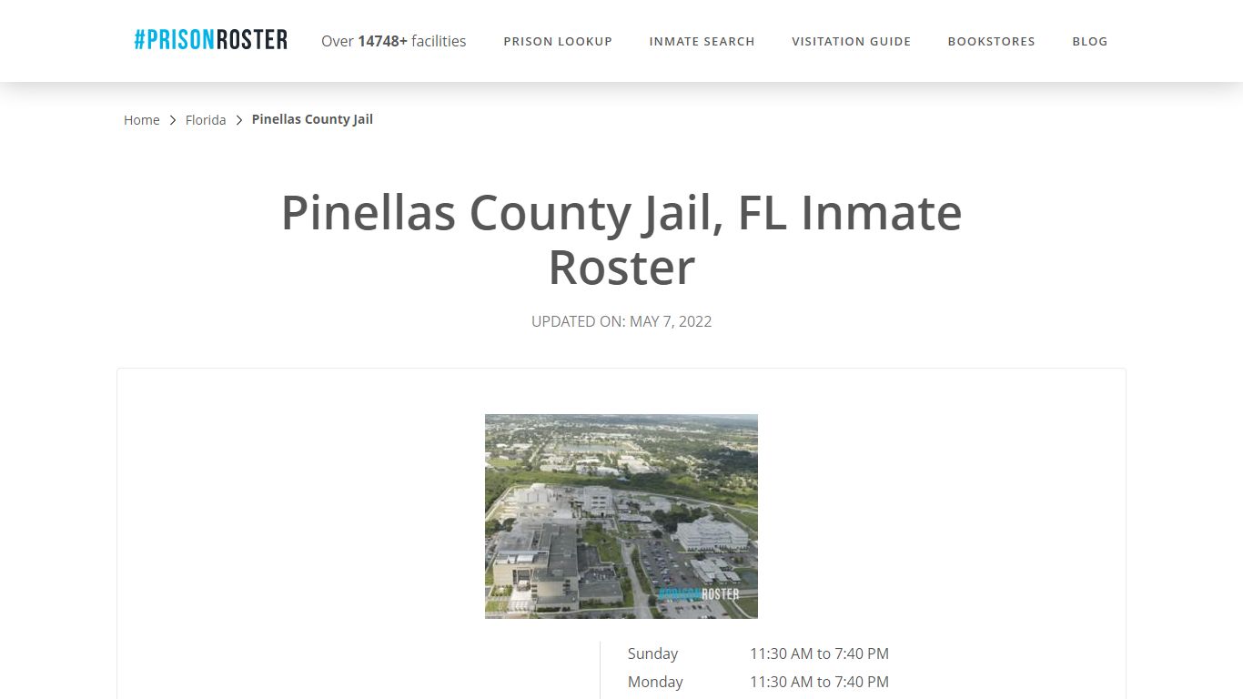 Pinellas County Jail, FL Inmate Roster - Inmate Locator